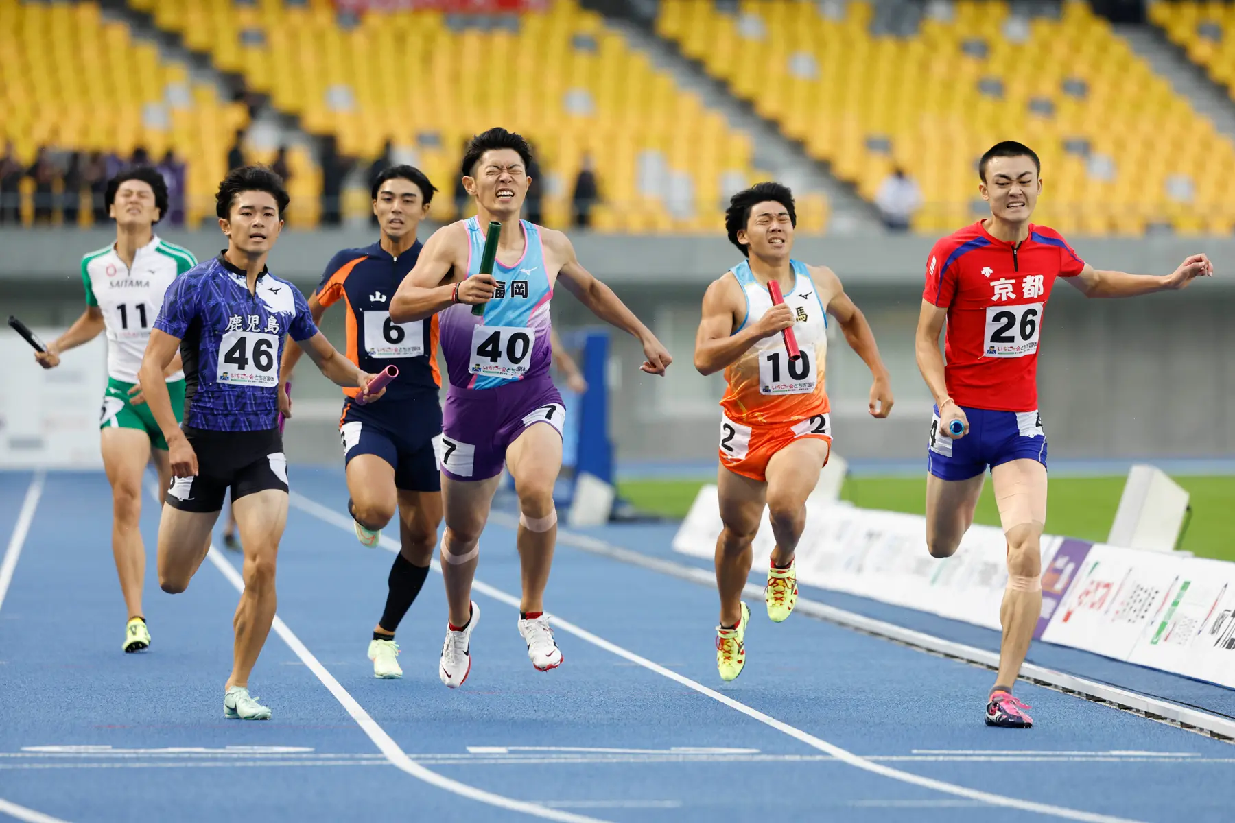 第77回国民体育大会 いちご一会とちぎ国体2022 陸上競技 成年少年男女混合4×400mリレー 決勝