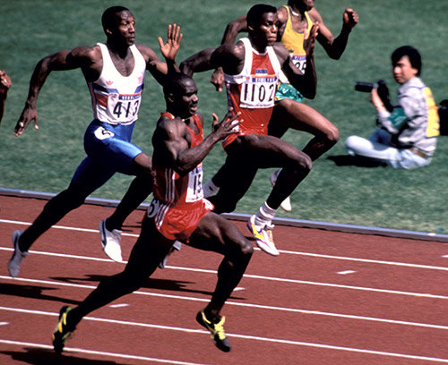 1988年ソウルオリンピック陸上男子100mではベン・ジョンソンがドーピングで失格になった
